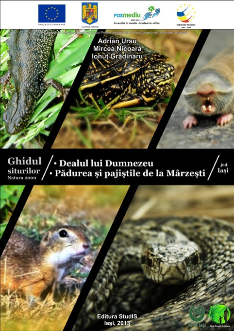 Cover of Ghidul siturilor Natura 2000 - Dealul lui Dumnezeu și Pădurea pajiștile de la Mârzești